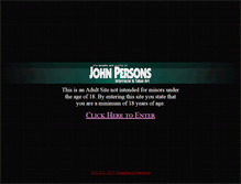 Tablet Screenshot of johnpersons.com